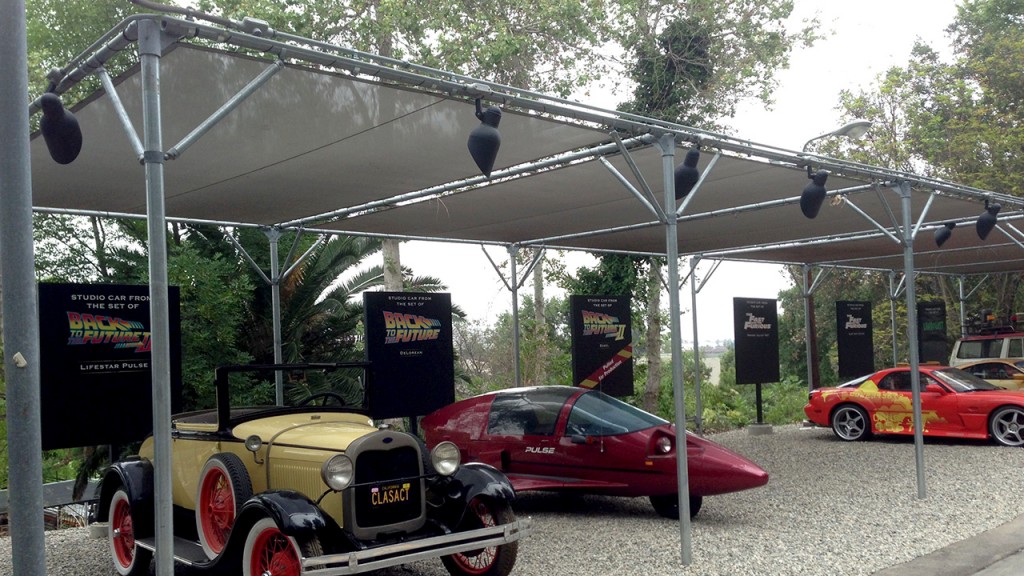 Shade structure to cover cars