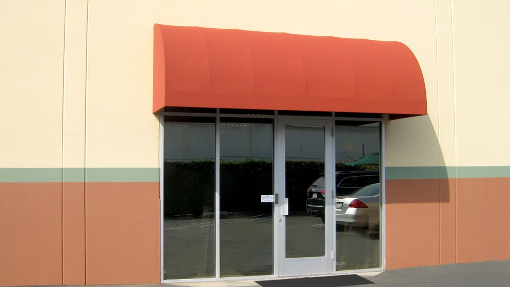 Convex Awning over a door